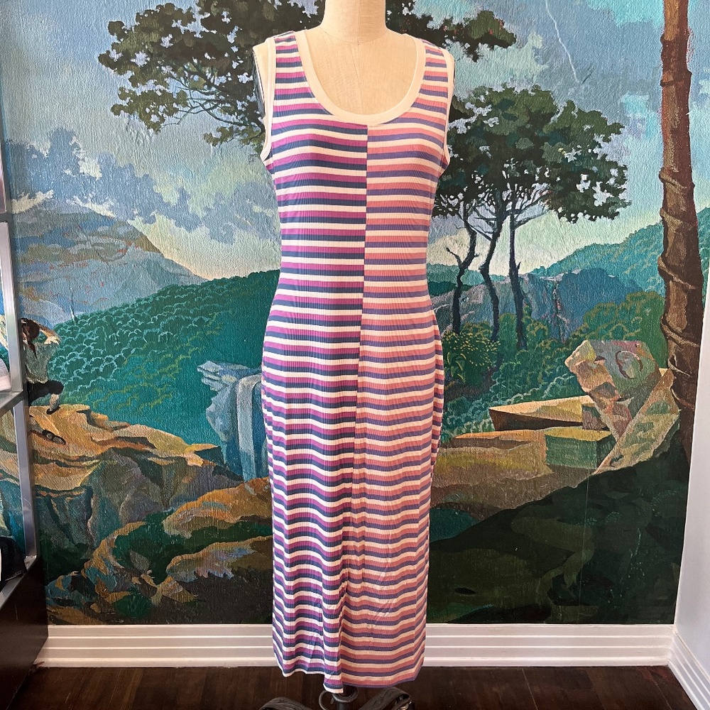 Great Stripes Midi Dress